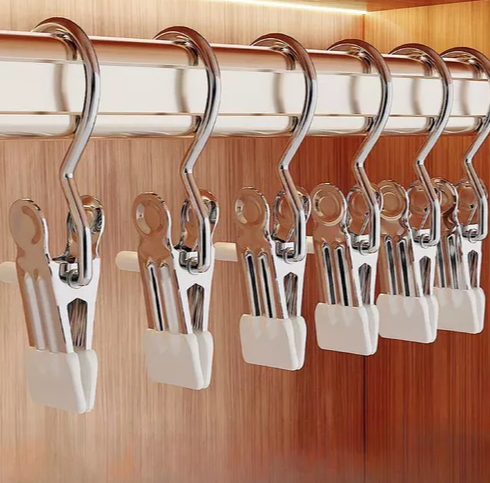 Prendedor de Roupas Antideslizantes Flip + Frete Grátis