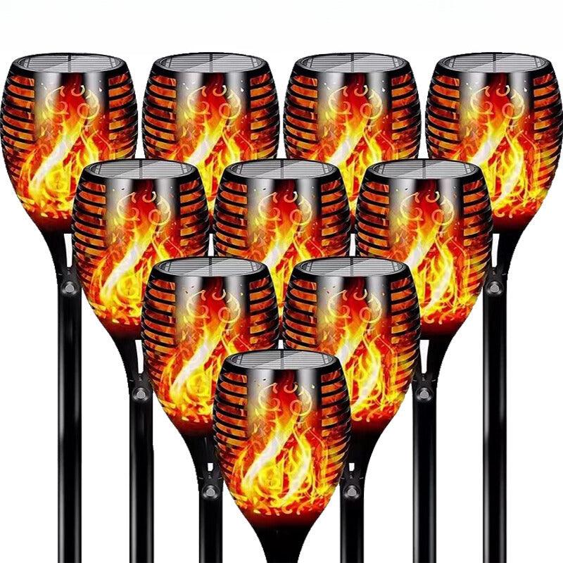 Luminária Balizadora Solar em LED - Solar Flame