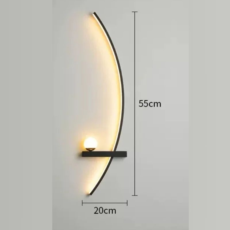 Luminária Arandela LED de Parede ArcLine