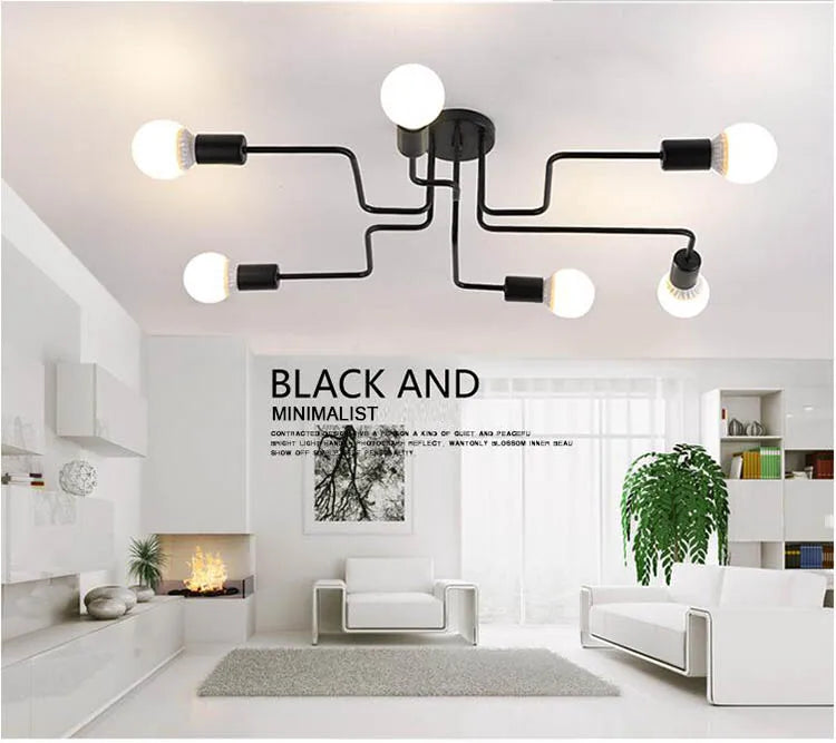 Lustre Luminária de Teto Vector LED