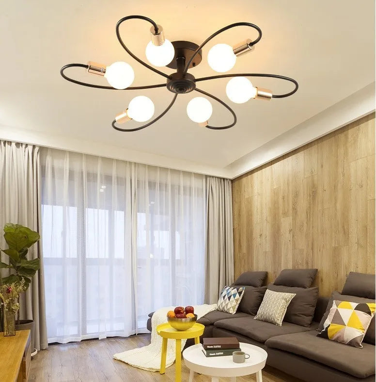 Lustre Luminária de Teto Lotus