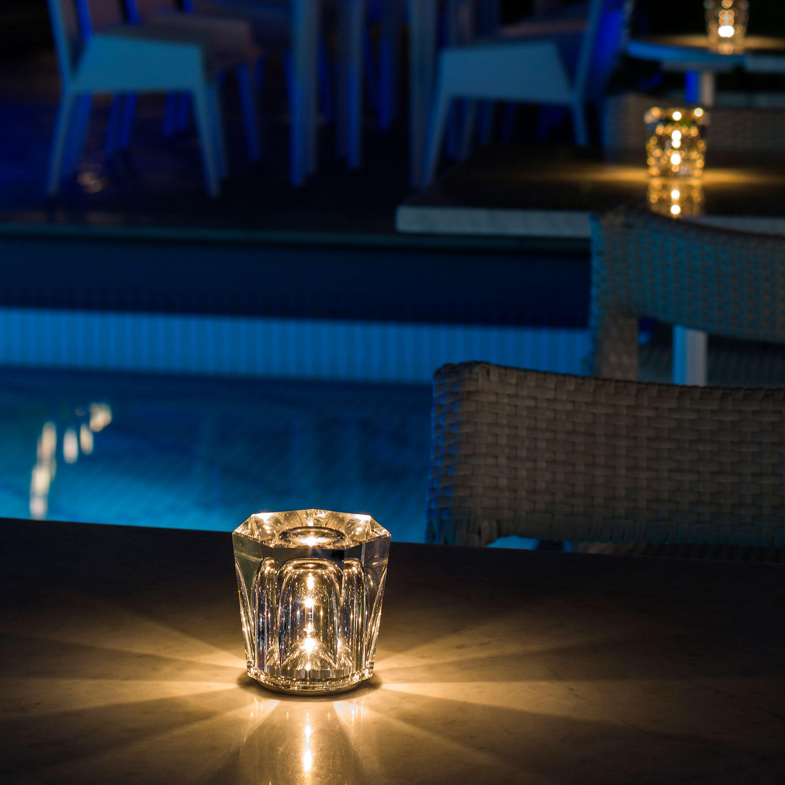 Luminária de mesa Portátil Glass™