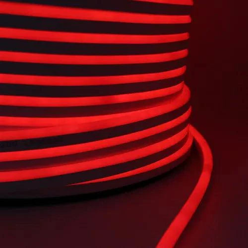 Fita Led Neon Flex Rolo 100 metros 12v Vermelho