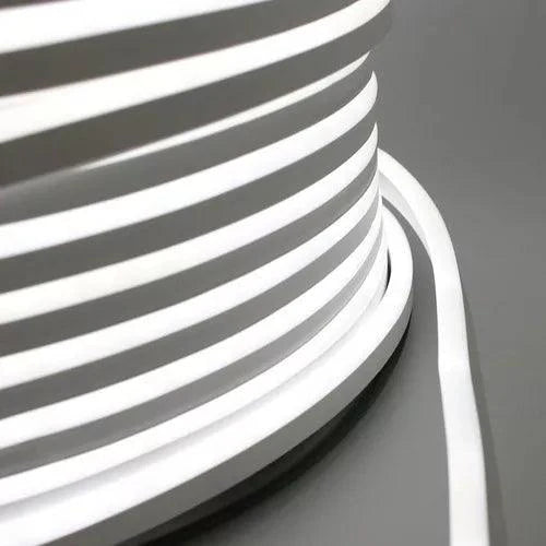 Fita Led Neon Flex Rolo 100 metros 12v Branco-frio