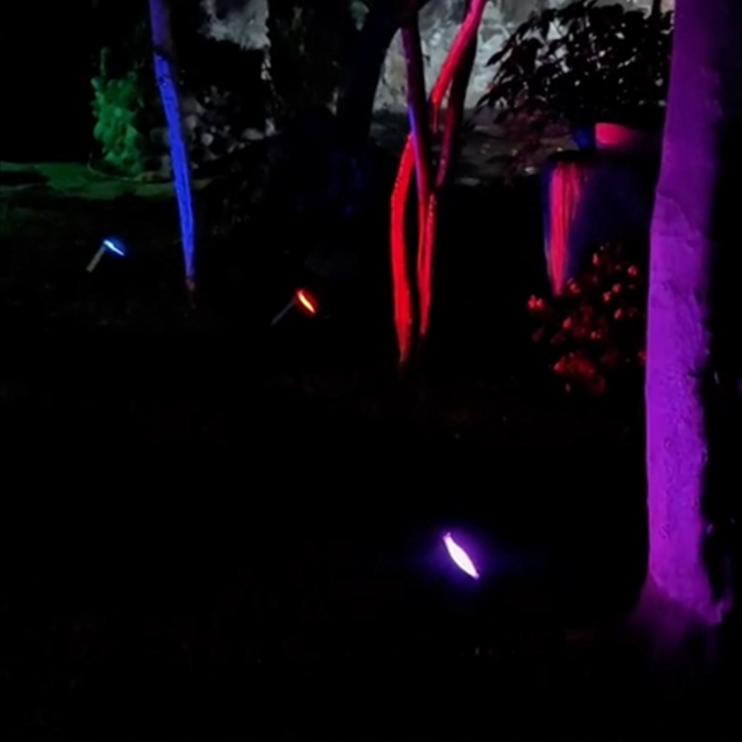 Luminária Espeto Jardim Super Led Energia Solar