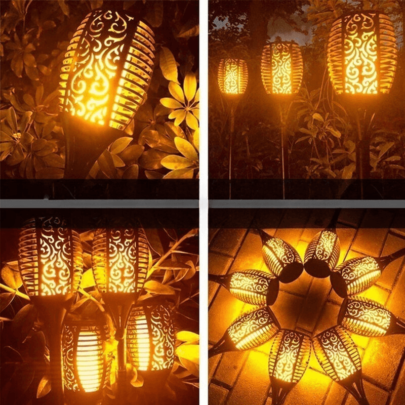 Luminária Balizadora Solar em LED - Solar Flame