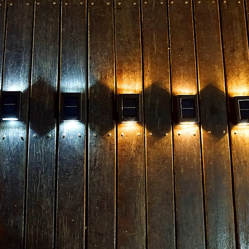 LED Luminária Solar Parede Iluminação Externa