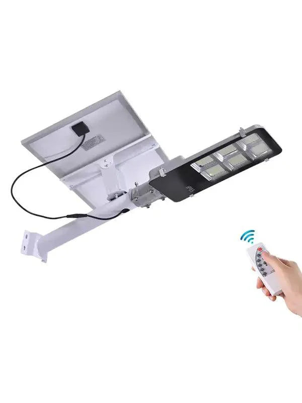 Luminaria Publica Solar LED 300w Placa Externa Branco Frio